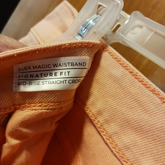 Lane bryant women's orange jeans size 16 - Picture 3 of 5